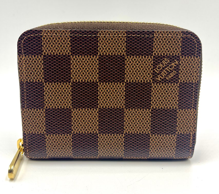 New Louis Vuitton Damier Ebene Zippy Coin Pouch
