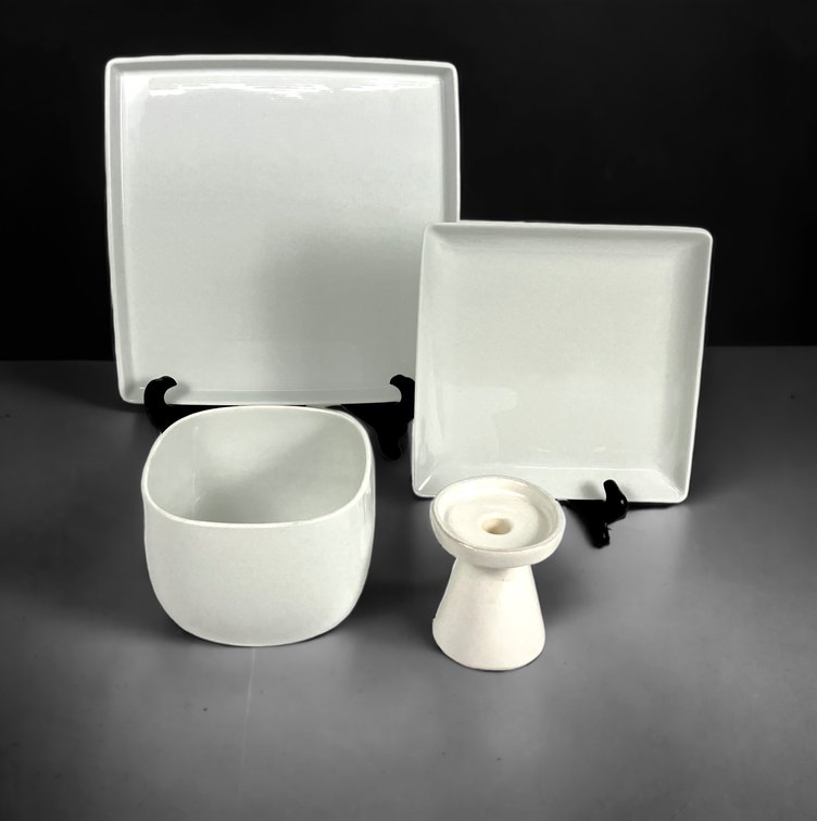Assorted Vintage White Porcelain Pieces - Thomas, Aplico, Rosenthal