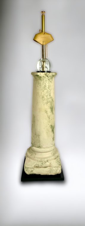 Tall Mangani Firenze Italian Lamp with Dual Bulbs - 41.5" 