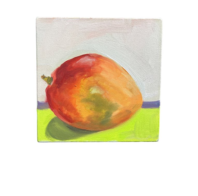 Small Signed Painting on Canvas