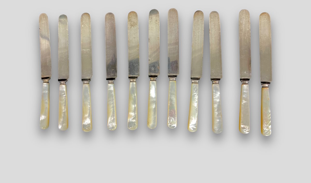 Clement Hawkes & Maynard Mother of Pearl Handle Knives