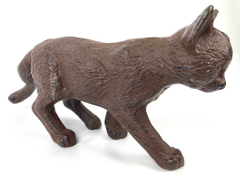 Vintage Cast Iron Cat Doorstop/ Decor