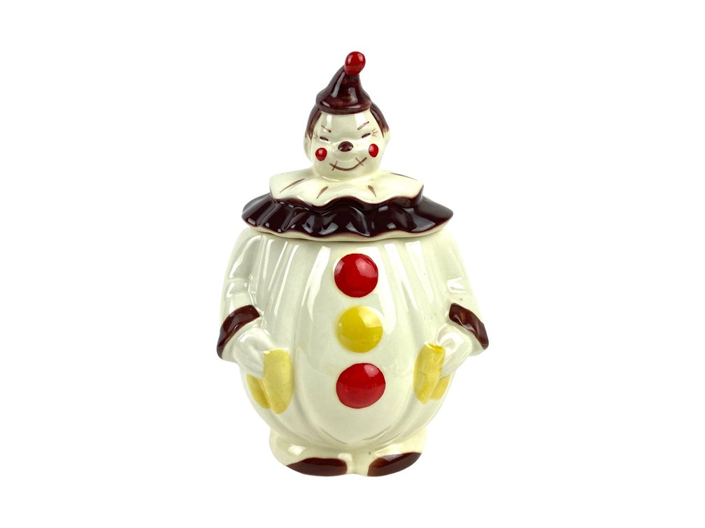Vintage Clown Cookie Jar