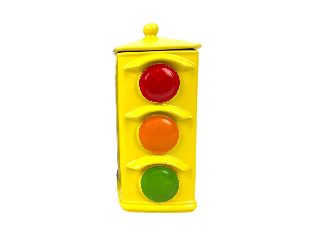c1974 McCoy Stoplight / Traffic Signal Vintage Cookie Jar