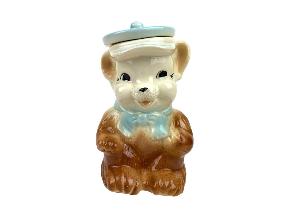 American Bisque Vintage Teddy Bear Cookie Jar