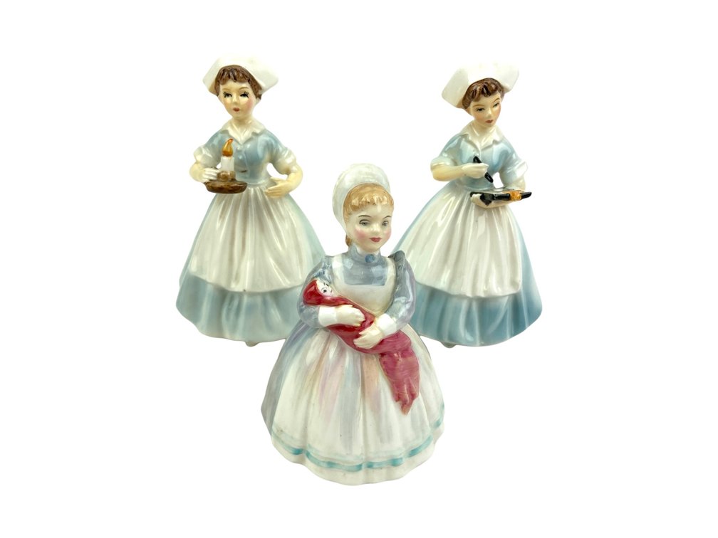 Royal Doulton Vintage Nurse and Japanese Porcelain Nurses