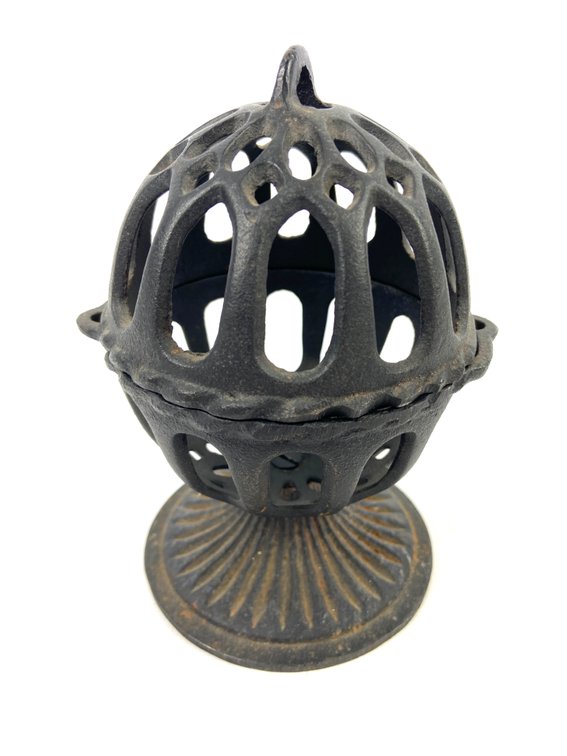 Ball on Pedestal Style Cast Iron String / Twine Holder