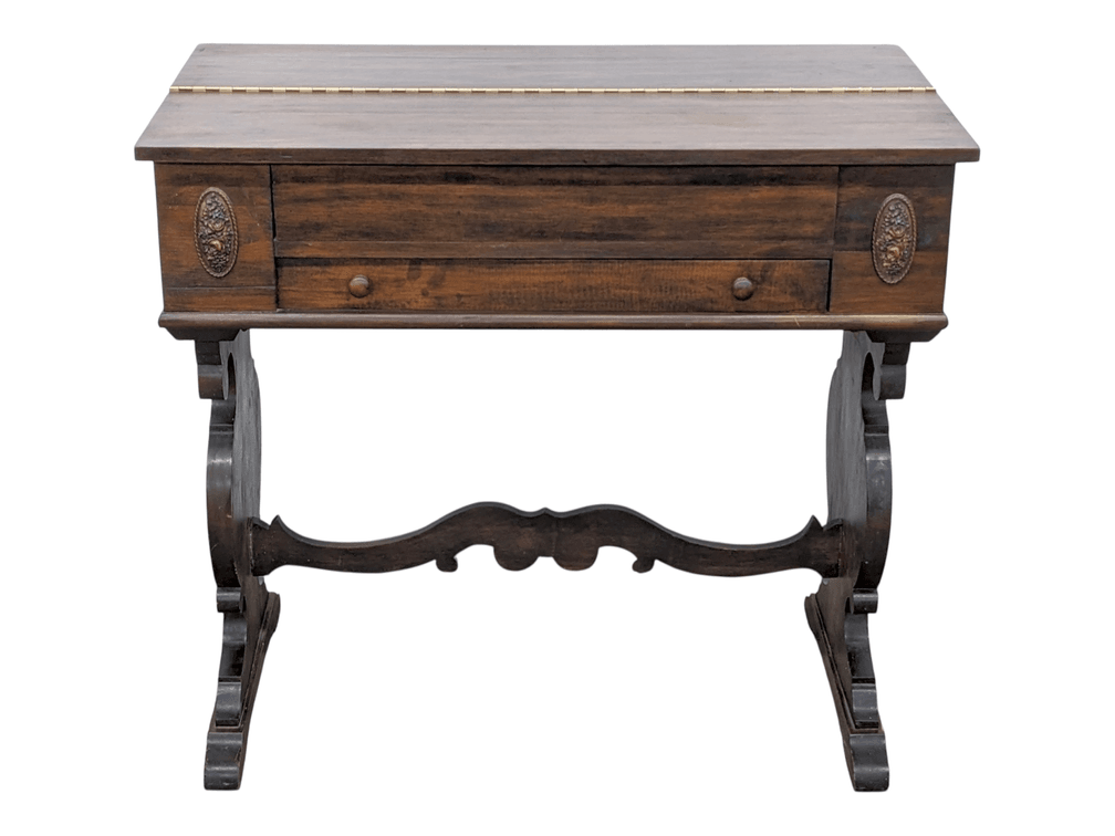 Antique Wood Shop Desk