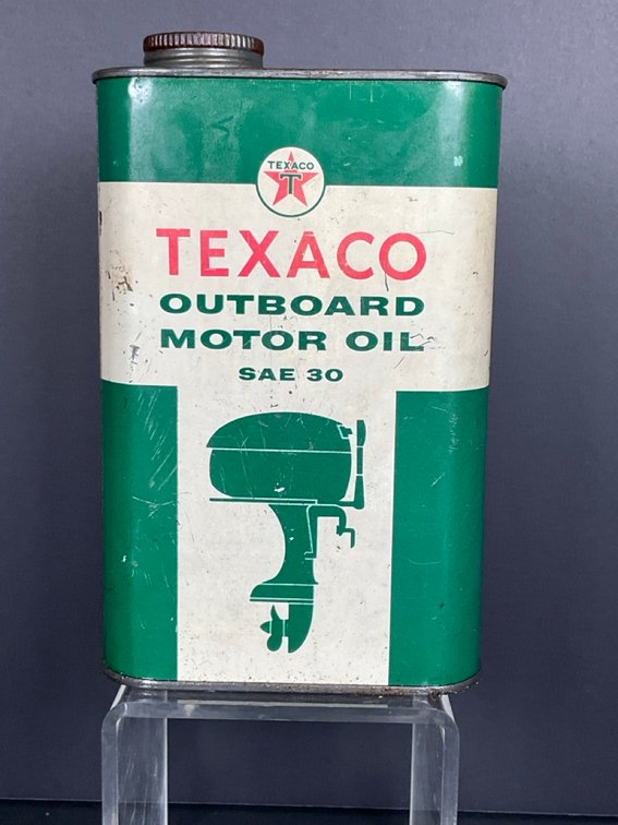 Vintage Texaco Outboard Motor Oil SAE 30