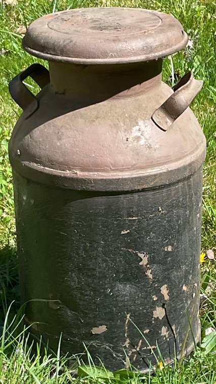 Vintage Metal Milk Can