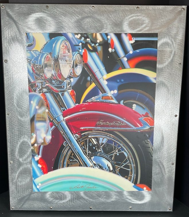 Scott Jacobs Fork It Over Print on a Tin Frame