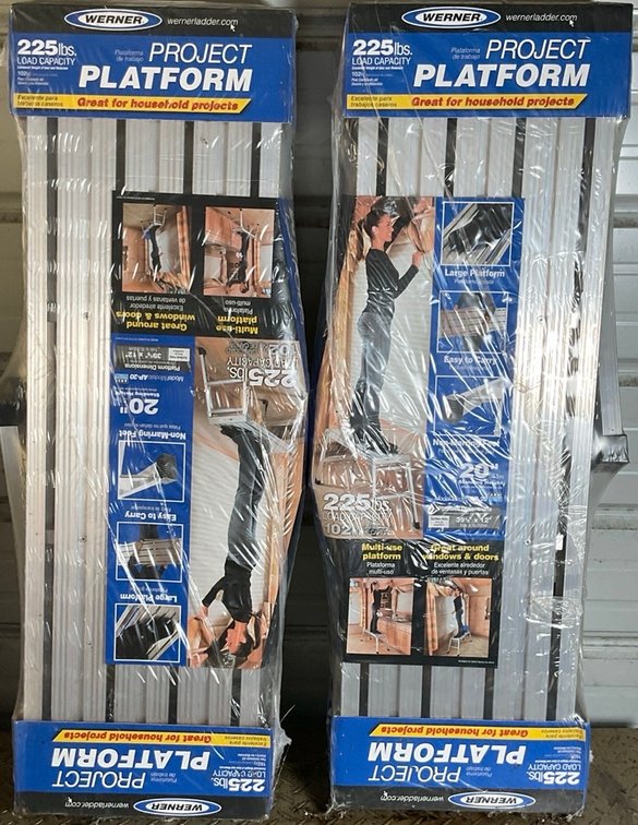 Pair of Werner Project Platform Ladders