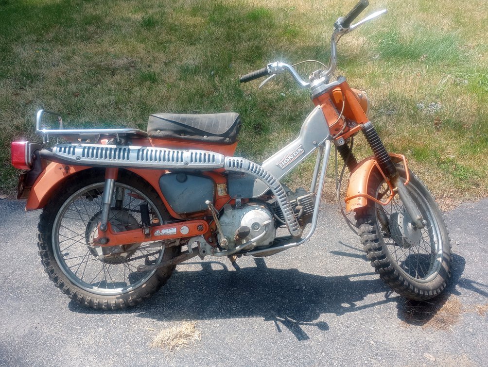 1973 Honda Trail 90 Motorcycle