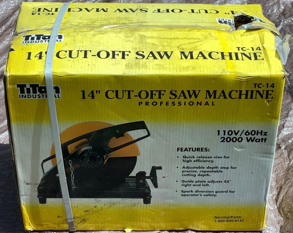 14" Titan Industries Professional Cutoff Saw Machine
