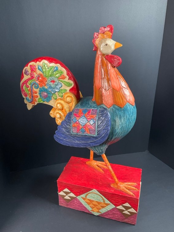 Heartwood Creek Jim Shore 2003 Ex-Large Rooster Figurine
