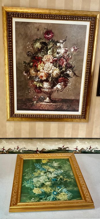 Floral Decadence By John Cho Print & Floral Still Life In Ornate Wooden Frames