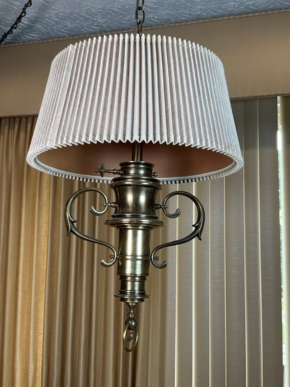 Retro Stiffel Style Brass Hanging Lamp