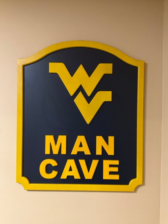 West Virginia Wooden Man Cave Sign
