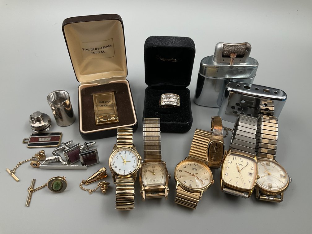 Stainless Steel Pill Bottle, Watches & More