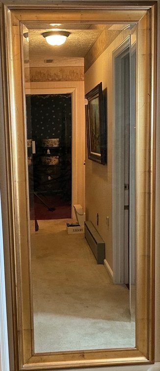 Wall Mirror With Beveled Glass
