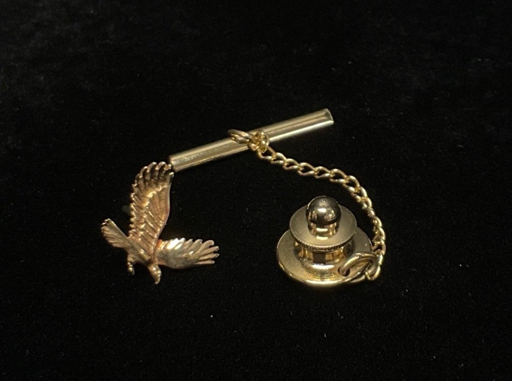 14K Gold Tie Tack in the Form of an Eagle