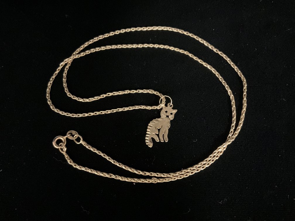 14K Double-link Chain 20 Inches Long