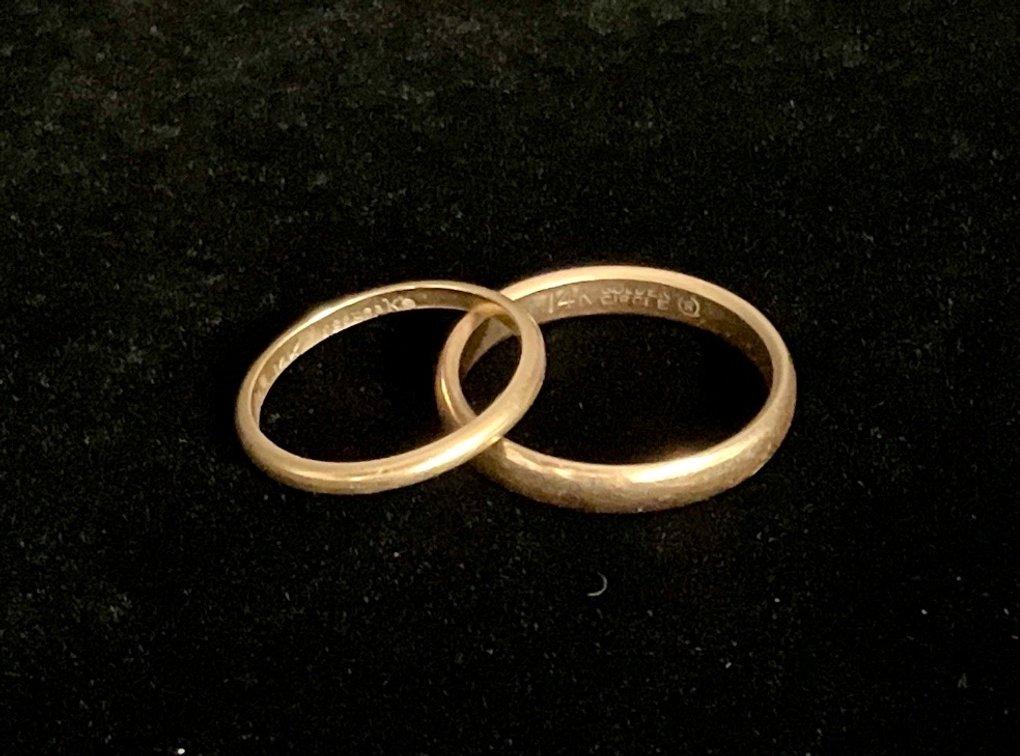 Pair of 14K Wedding Bands