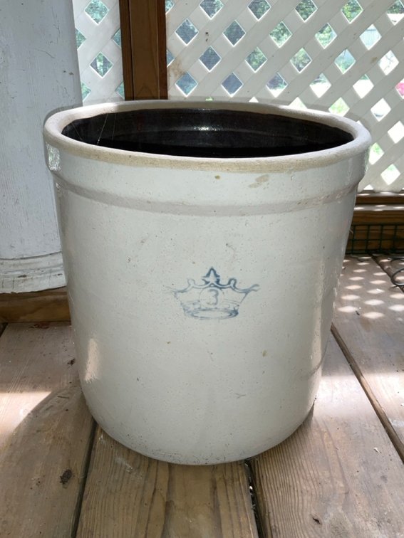 Robison Ransbottom 3 Gallon Stoneware Crock