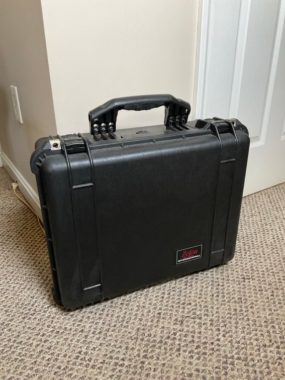 Genuine Pelican Hard Equipment Case With Custom Foam Insert