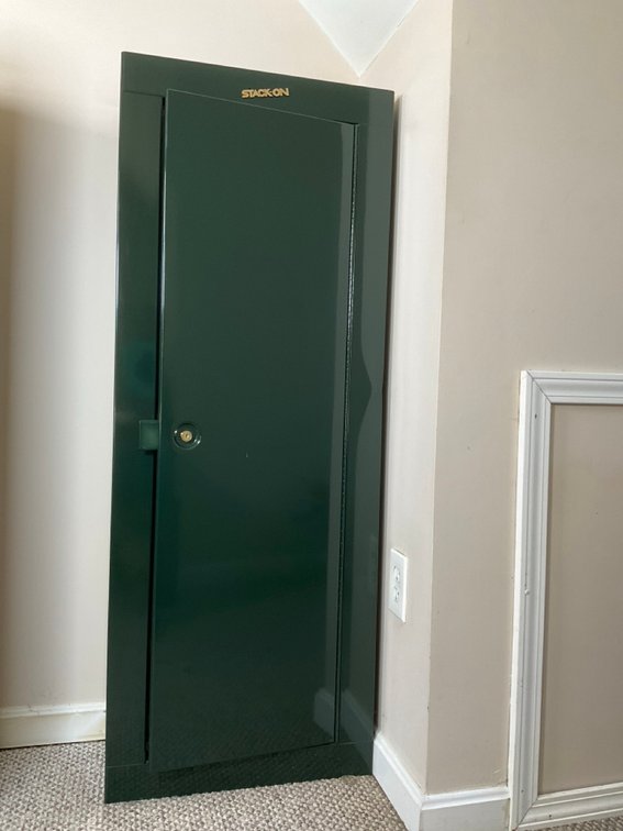 Stack-On Green Metal Security Gun Safe with Accessories