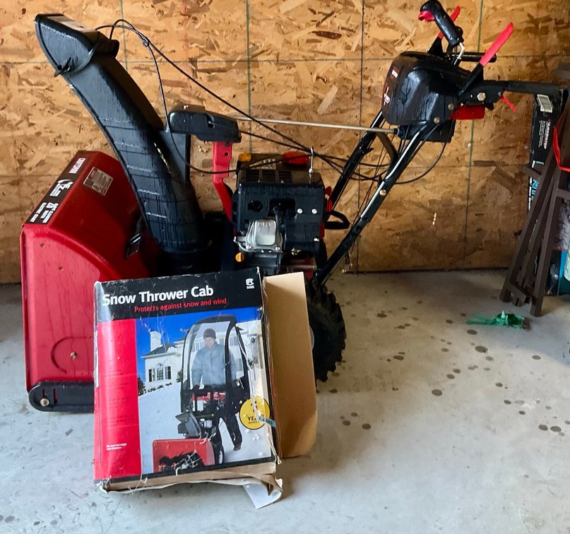 Craftsman 26-Inch EZ Steer Snow Blower with Cab Enclosure