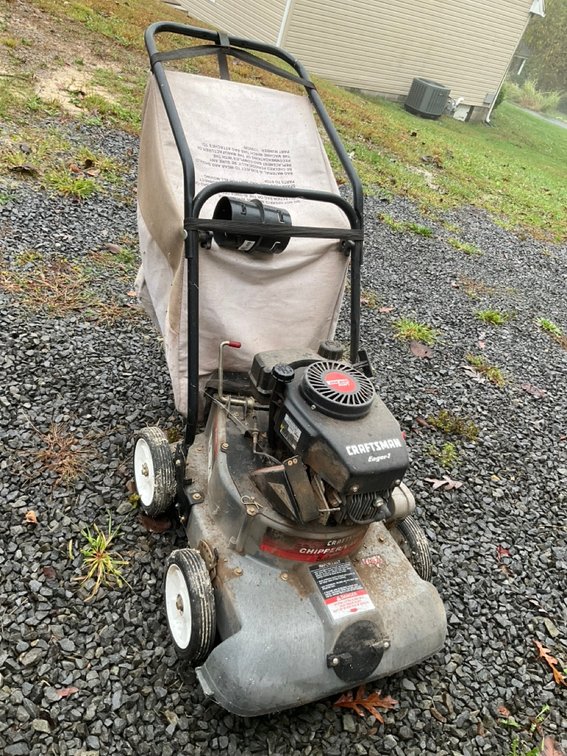 Sears Craftsman Eager-1 5.0 HP Walk-Behind Chipper Vacuum