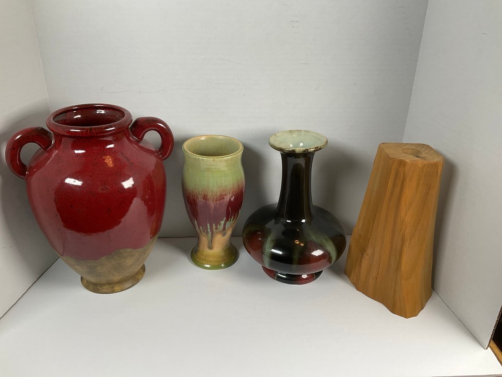 Assorted Ceramic, Art Pottery Vases and Decorative Table Pitchers