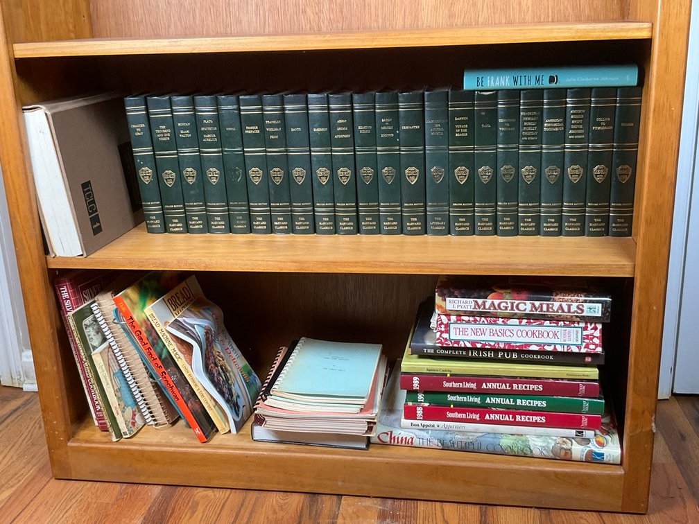 Harvard Classics Deluxe Edition Book Collection with Community Cookbooks