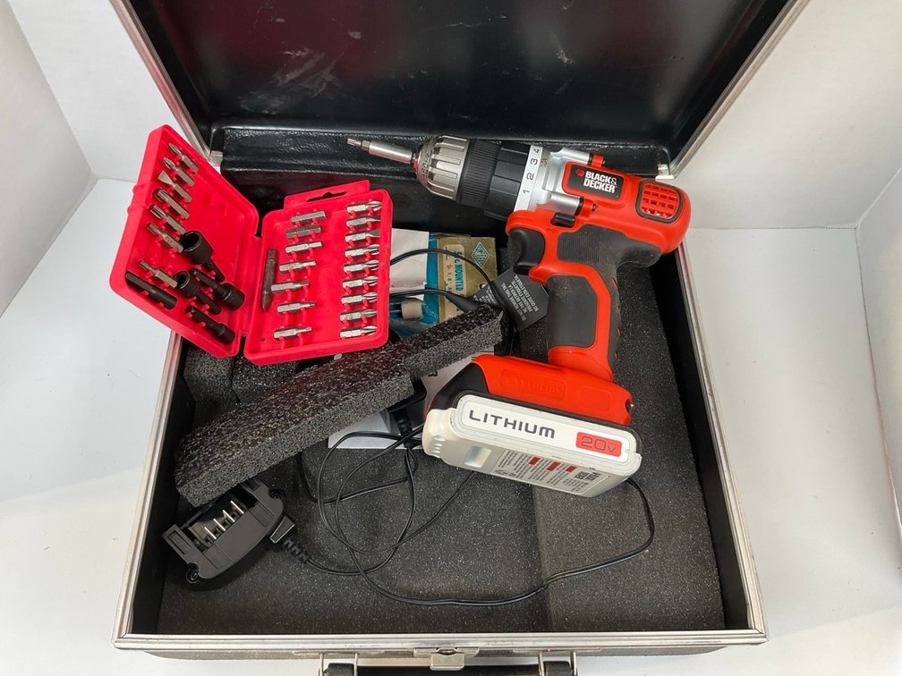 Black & Decker Cordless Drill, Skil Jigsaw, and Dremel MultiPro Tool Lot