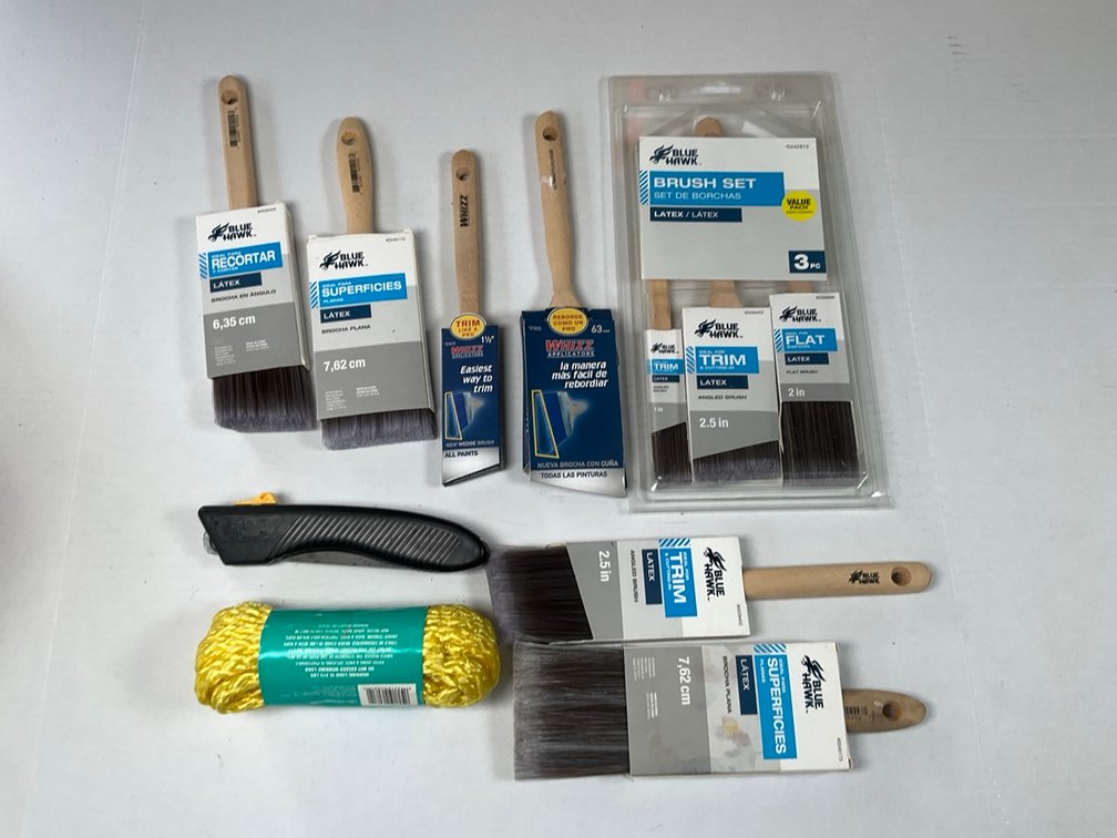 Painting and Drywall Hand Tools with Staple Gun and Tape