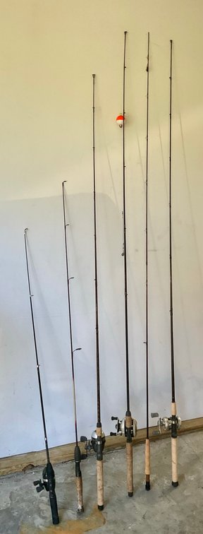 Assorted Fishing Rods and Reels To Include St. Croix, Abu Garcia & Shimano Lot