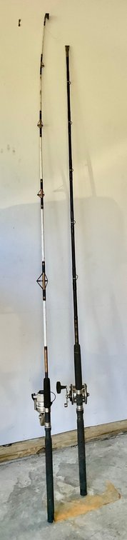Penn No 309 Conventional Reel and Quantum Spinning Rod and Reel Lot