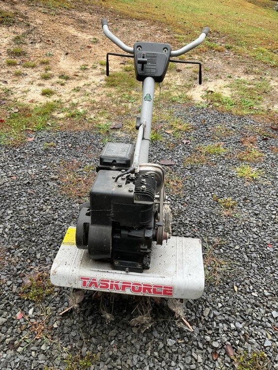 Task Force Front Tine Garden Rototiller With Briggs and Stratton Engine