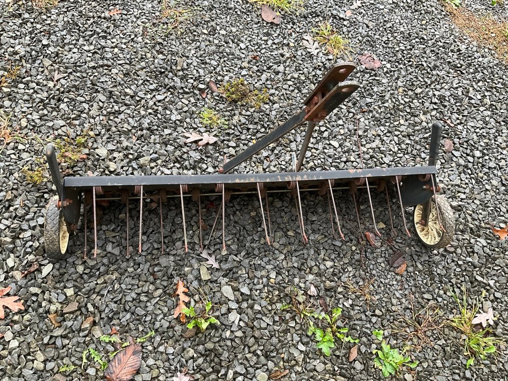 Tow-Behind Spring Tine Lawn Dethatcher Implement