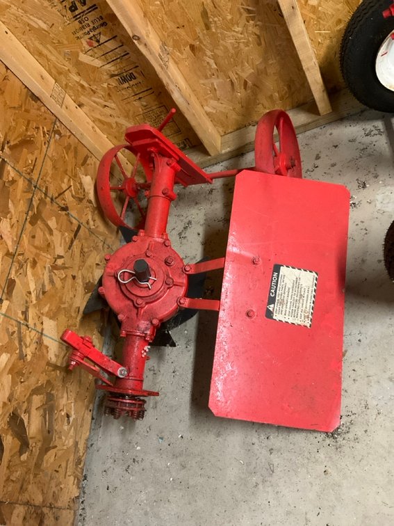 Gravely Rotary Plow Attachment for Two Wheel Walk Behind Tractor