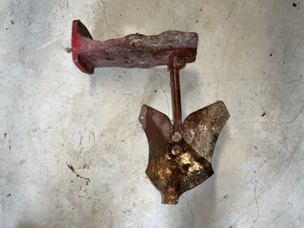 Agricultural Tractor Furrower Plow Attachment with Mounting Bracket