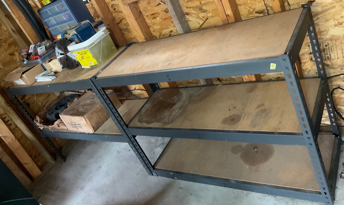 Heavy Duty Boltless Steel Utility Shelving Units Lot