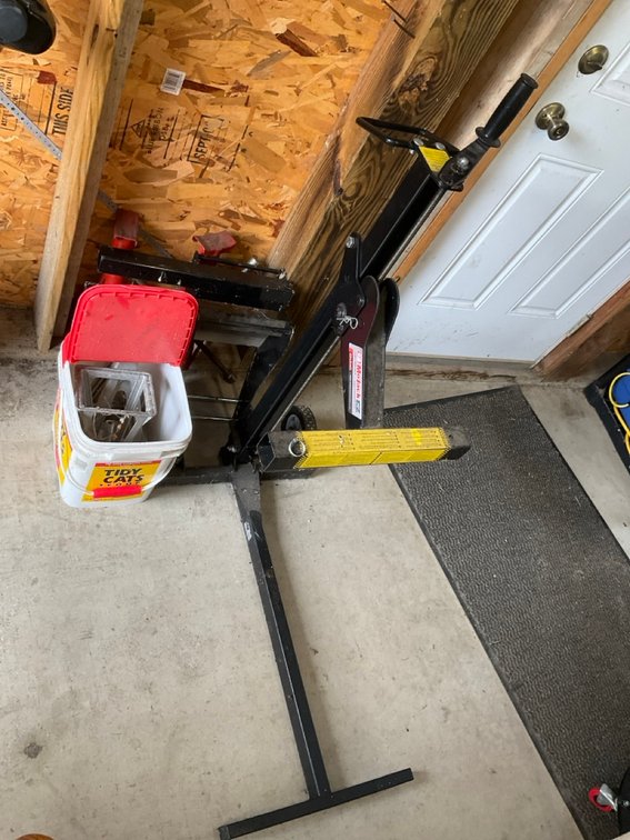 MoJack EZ Riding Lawn Mower Lift with Jack Stands