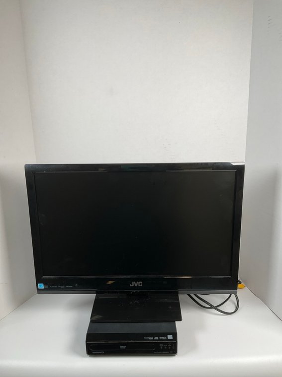 JVC 22" LCD TV DVD Combo LT-22DE72 With Magnavox MDV2100 Player
