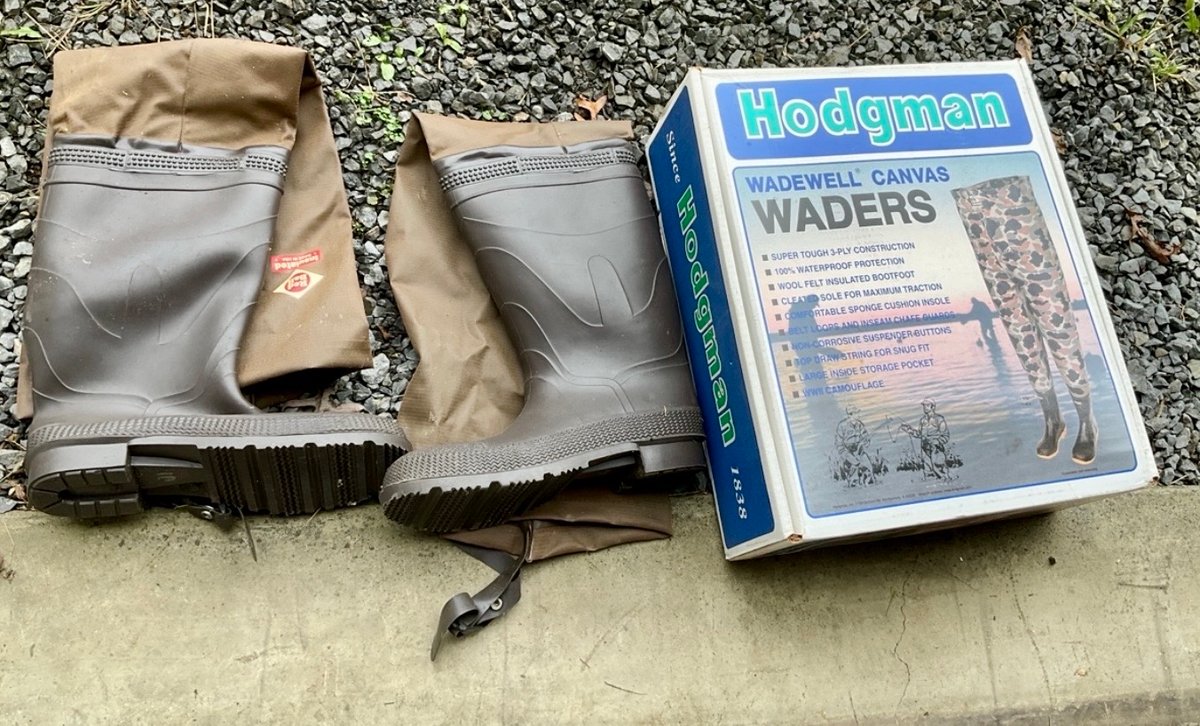 Red Ball Insulated Hip Waders Size 10 With Hodgman Wadewell Waders In Box