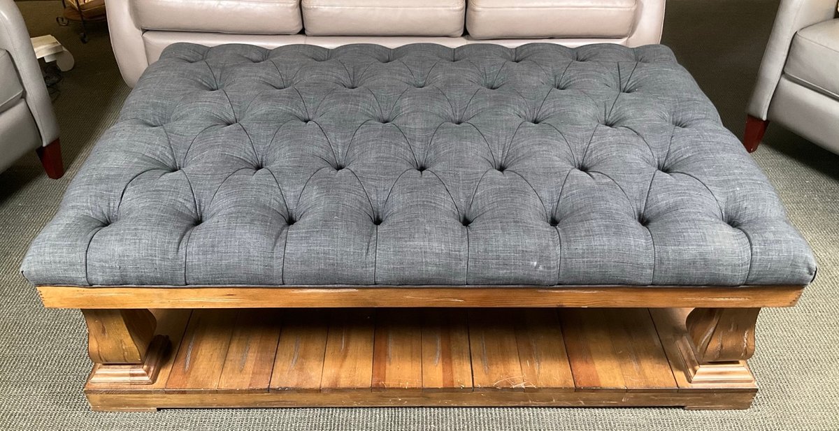 Oversized Tufted Ottoman