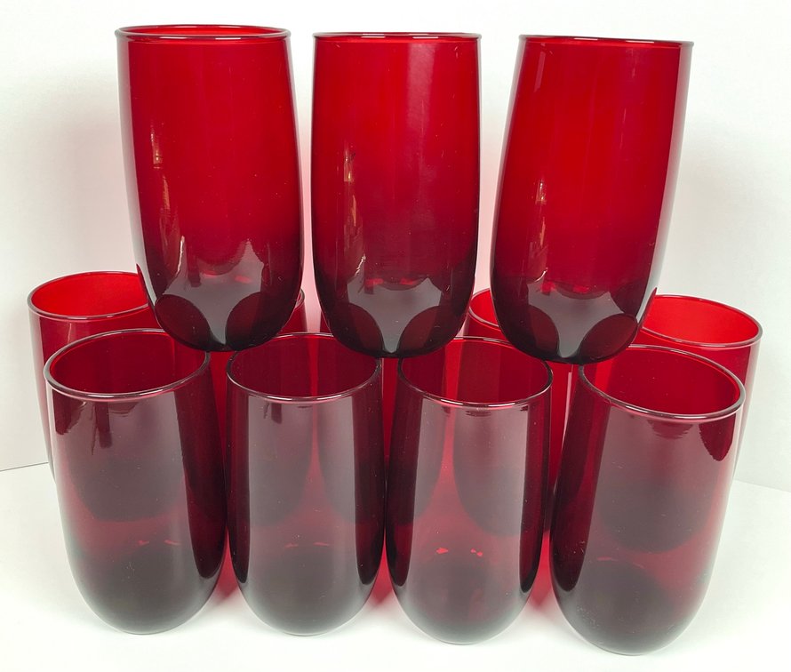 Ruby Red Glasses