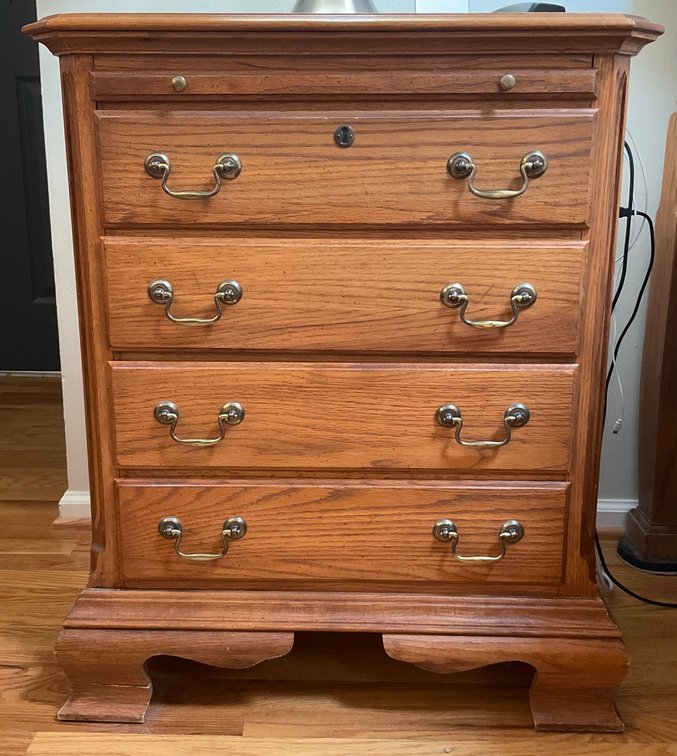 Oak Bedside Table 1 by Kincaid