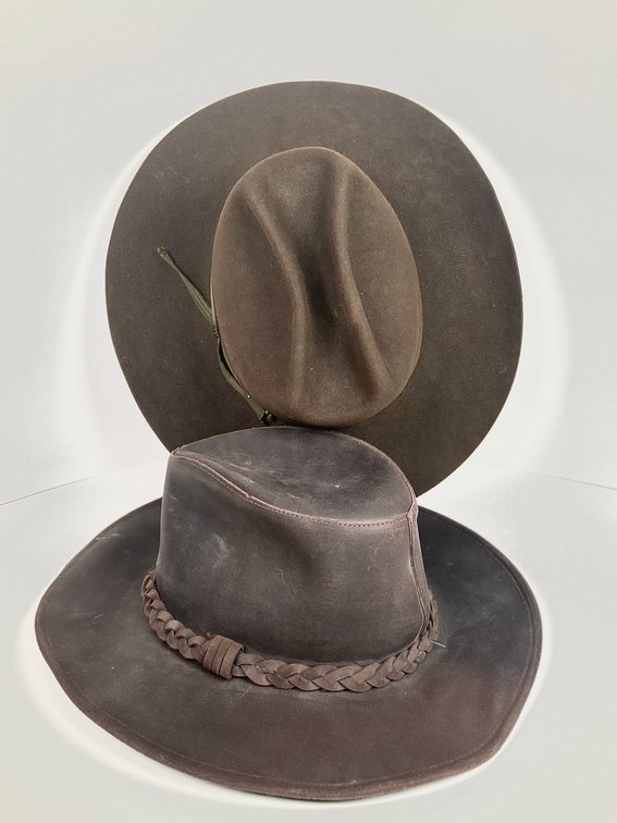 Suede Western Style Hat & More